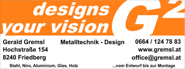 G2 Metalltechnik- Design Gerald Gremsl